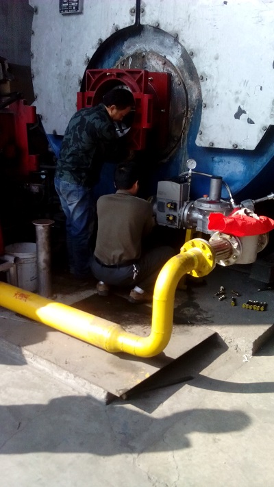 高士線業(yè)（深圳）工廠鍋爐節(jié)能改造進(jìn)行中（圖四）