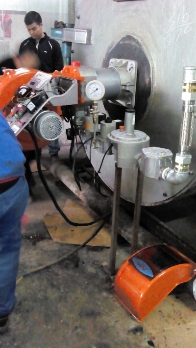 高士線業(yè)（深圳）工廠鍋爐節(jié)能改造施工圖片（圖三）